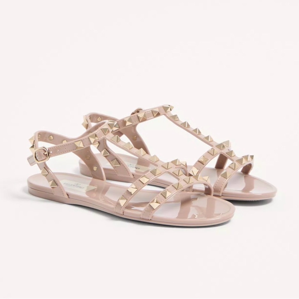 Valentino Garavani Rockstud rubber sandal, New with Box - Picture 2 of 12